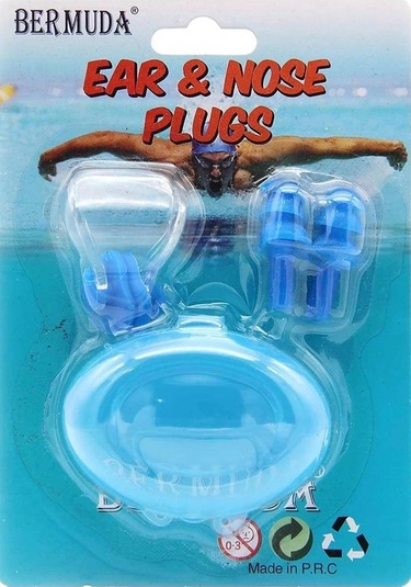 Bermuda Silikon Kulak Tıkacı Ve Burunluk Set 001