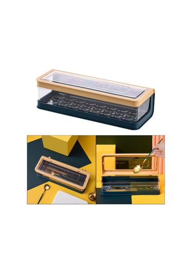 Suntek Baharat Kavanoz Yemek Çubukları Çubuk-kutusu-mavi