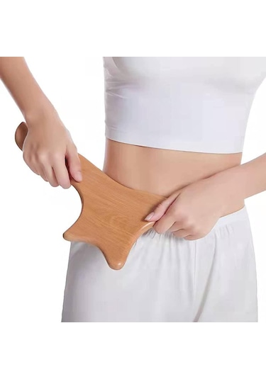 Ahşap Lenf Drenaj Aleti Gua Sha Masaj Aleti Ahşap Terapi Masaj Aleti Sırt, Kollar Ve Bacaklar İçin Selülit Karşıtı Masaj Aleti Çok Renkli