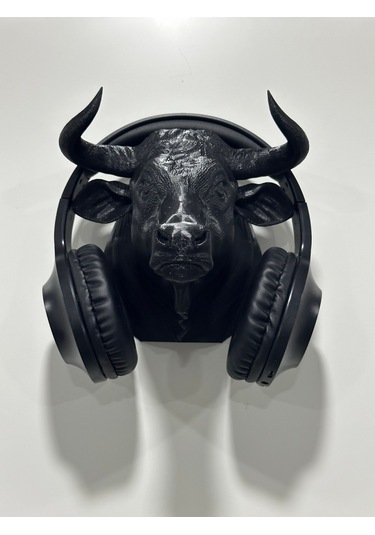 Bull - Boğa Duvar Dekorasyonu Veya Kulaklık Tutucu