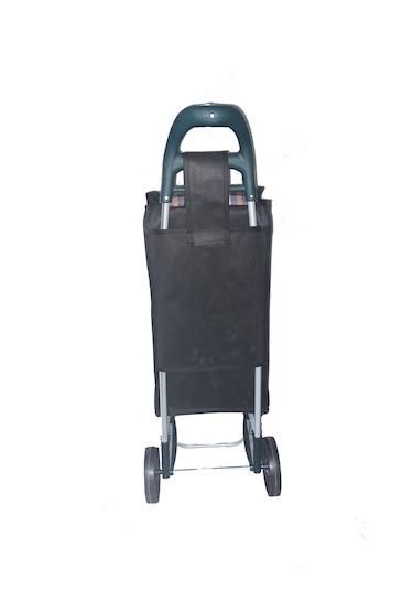 Tekerlekli Pazar Arabası Ve Çantası, Pazar Sepeti - Turuncu Siyah