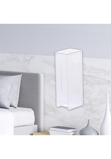 Suntek Magideal Duvara Monte Doku Kutusu Kapağı Şeffaf-21x5.8x7.8cm