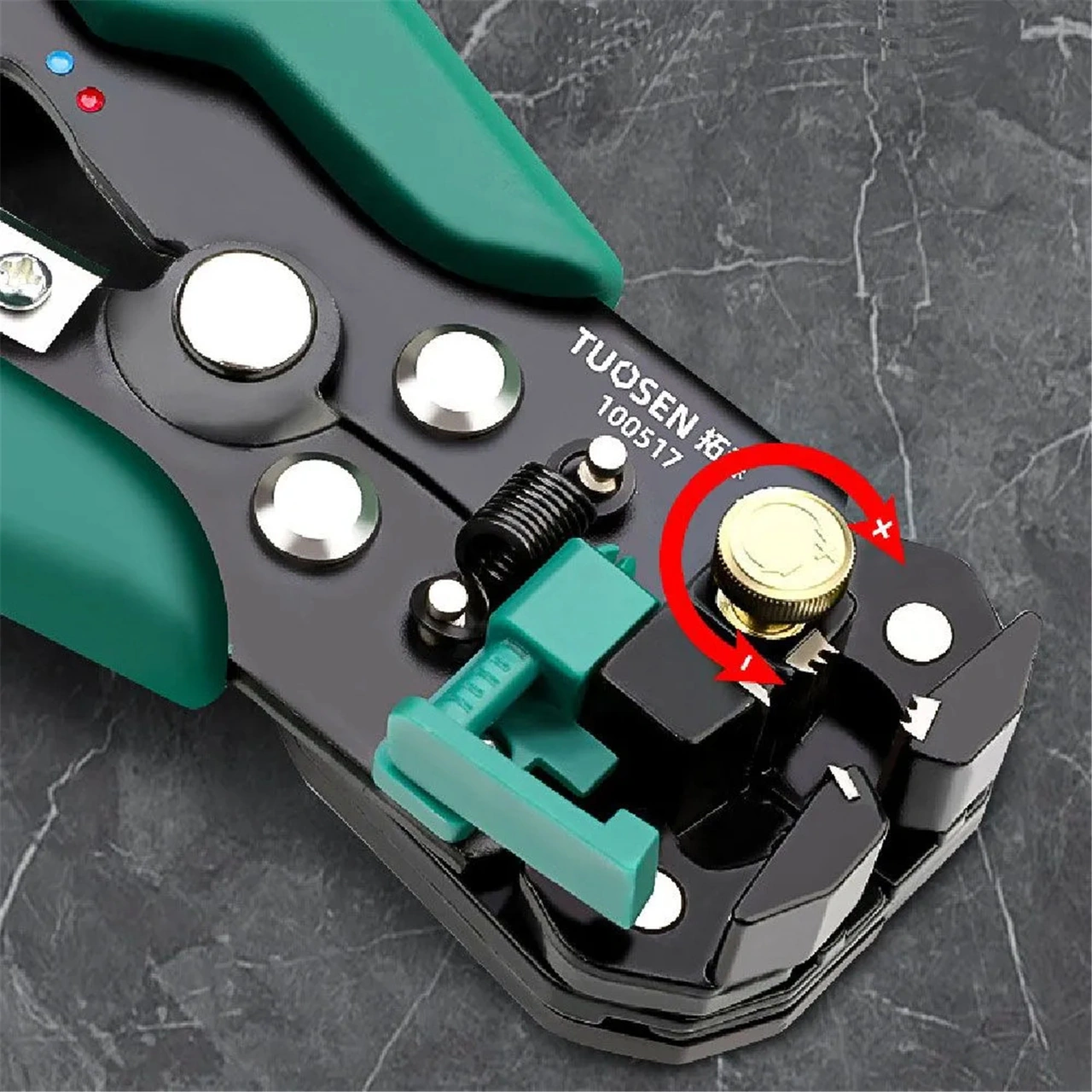 Youtek 0.5-6mm² Otomatik Kablon Ayağı Açıcı - 3'ü 1 Arada Kırıcı, Stripper Ve Presley Elektrikçi Gereci