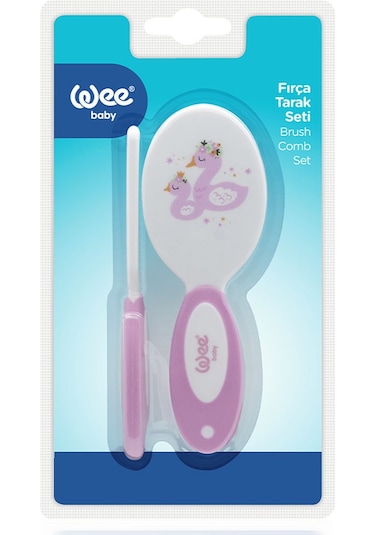 Wee Baby  Fırça Tarak Seti Pembe