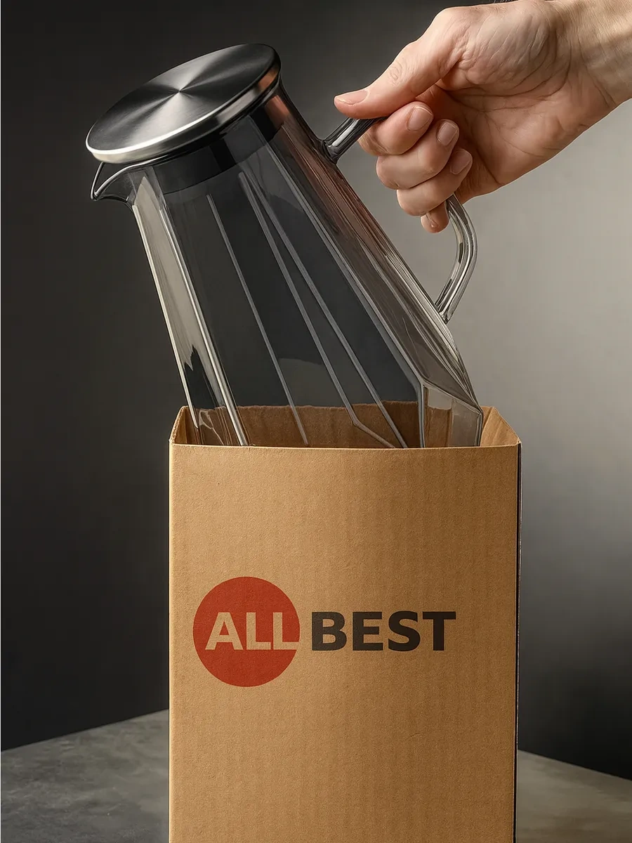 Allbest Cam Sürahi Su Karafı, 1700 Ml 320961214