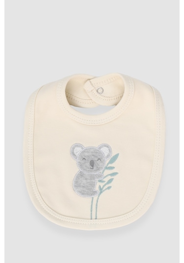 Koala Nakışlı 10 Parça Hastane Çıkışı Zıbın Seti %100 Pamuk Mavi