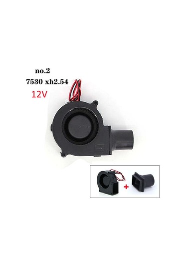 7530 9733 5v Veya 12v Dc Usb Xh2.54 Üfleyici Fan Güç Ayarlı Barbekü Pişirme Fanı Turbo Hava Üfleyici Piknik Izgarası Odun Sobası No.2 12v Xh2.54