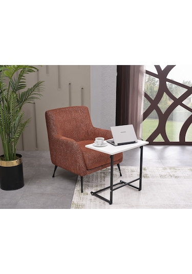 Homedora Laura Ayarlanabilir Laptop Sehpası Beyaz