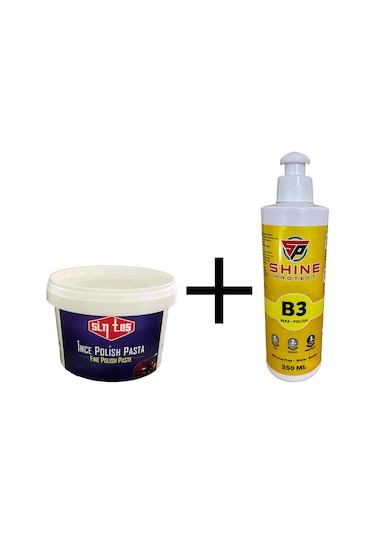 Sintaş 450gr İnce Pasta Shine Protect 250gr B3 Cila Set