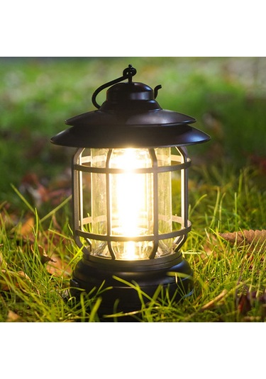 Reedark Oranj Ip65 Su Geçirmez Kamp Lambası, Cob Işık Kaynağı, Zayıf/güçlü Mod, 3xaa Pil Dahil Değil , Abs Malzeme Çok Renkli