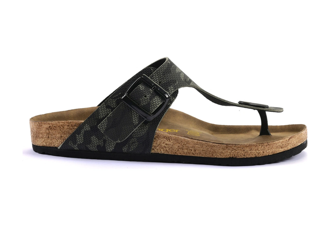 Slazenger Luke Erkek Parmak Arası Haki Kamuflaj Terlik Haki Kamuflaj