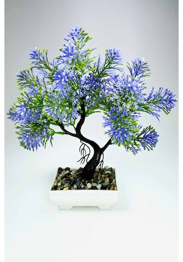 Kasımpatı Bonsai Yapay Ağaç 25x20 Cm Çok Renkli