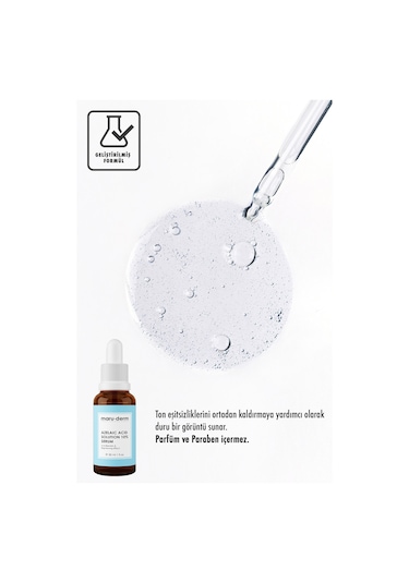 Maruderm Azelaik Asit Solüsyon %10 Aydınlatıcı Leke Karşıtı Cilt Bakım Serumu 30 ML