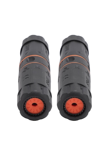 Fosenze Ip68 Su Ve Toz Dayanıklı Cat6a Rj45 Feme-feme Ethernet Koppleri, Dış Mekan İçin 2 Adet M23 Port, 250mhz, Cat5/cat5e/cat6 Uyumlu