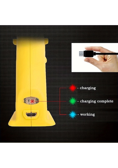 Damlama Önleyici Özellikli Şarj Edilebilir Kablosuz Mini Tutkal Tabancası