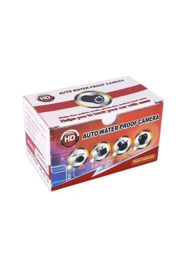 Sones Led Sensörlü Arka Görüş Kamerası, Renkli Lens/ 120 Derece Su Geçirmez Gece Sensörü Çap: 28mm Siyah