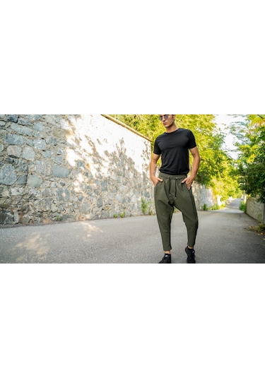 Baykim Sports Wears Modern Unisex Şalvar Pantolon Haki