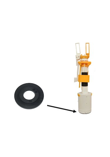 Serel Gömme Rezervuar Boşaltma Klape Contası Siyah