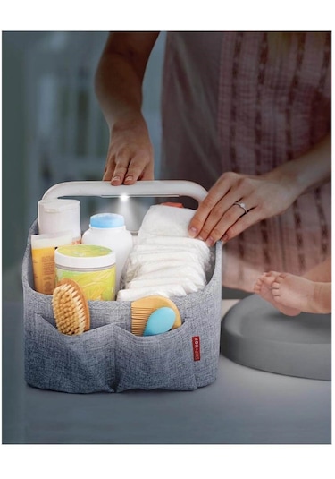 Skip Hop Işıklı Bebek Bakım Organizer Gri