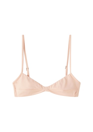 Haight Minimalist Kadın Bikini Üstü Açık Pembe