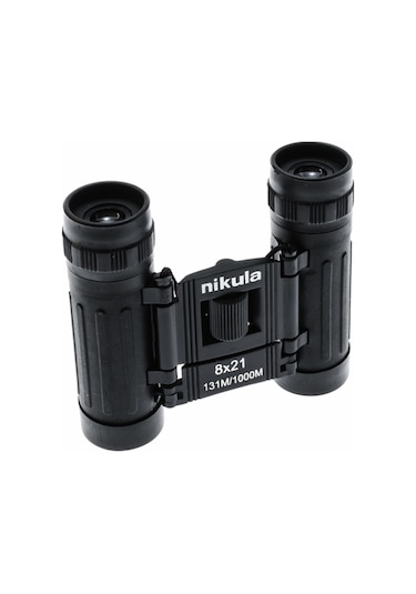 Nikula 8x21 El Dürbünü - Siyah - Kauçuk Kaplama Siyah