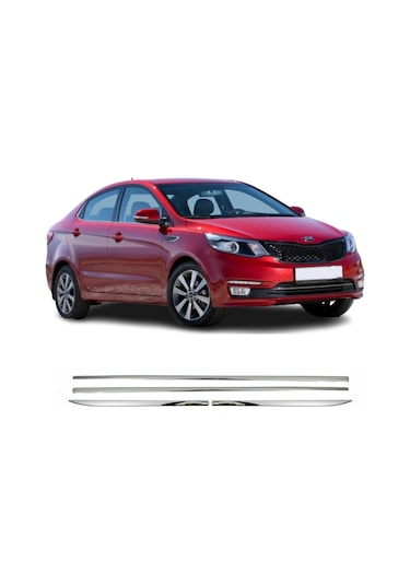 Agtuning Kia Rio 3 HB/SD Krom Kapı Çıtası (4 Parça) 2011-2017 Arası Paslanmaz