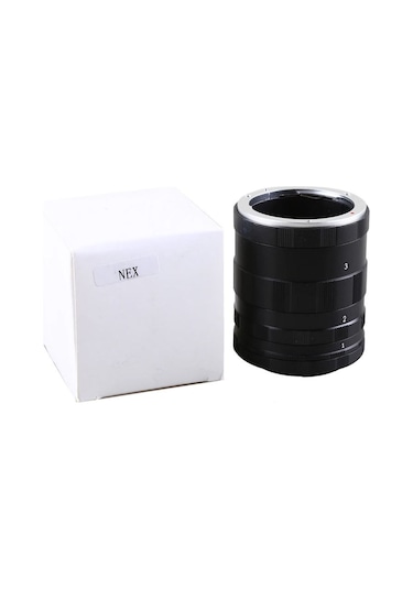 Sony E Mount- Nex Makineler için Makro (Macro) Uzatma Tüpü