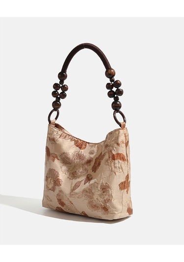 Charhp&kejnt Retro Jakarlı Omuz Çantası Bahar Ve Yaz Tek Omuz Koltuk Altı Çantası Kadın El Çantası Kahverengi