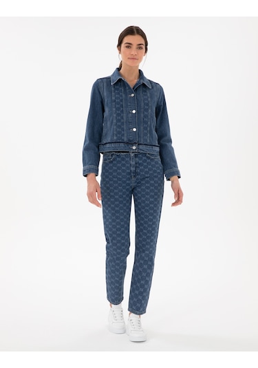 Pierre Cardin Kadın Koyu Mavi Ceket Denim 50306747-vr032 Koyu Mavi Pierre Cardin Kadın Koyu Mavi Ceket Denim 50306747-vr032 Koyu Mavi