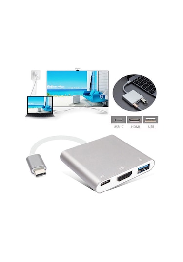 Codegen Usb 3.1 Type-C Usb 3.0/Hdmı Çoklayıcı Adaptör Cdg-Cnv39