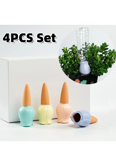 4 Adet Set Otomatik Bitki Sulama Stakes Lale Kendinden Sulama