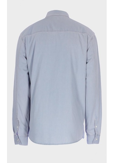 Erkek Açık Mavi Regular Fit Jean Gömlek C 4553-080 Açık Mavi