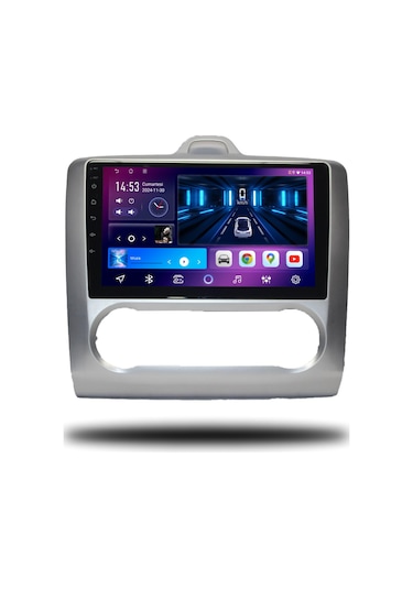 Carplayer Ford Focus 2 2007-2011 Dijital Klima Uyumlu Android Multimedya 6gb Ram 64gb Hafıza