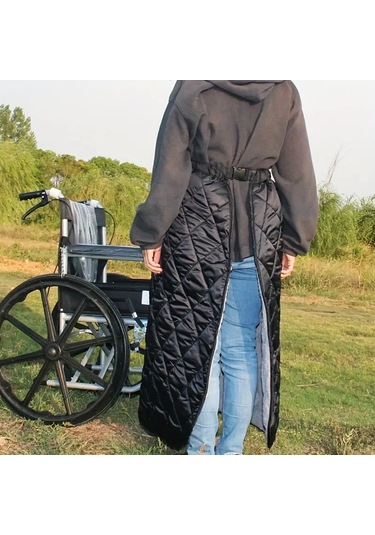 Suntek Tekerlekli Sandalye Battaniyesi Evrensel Uyumlu Siyah Siyah Diğer