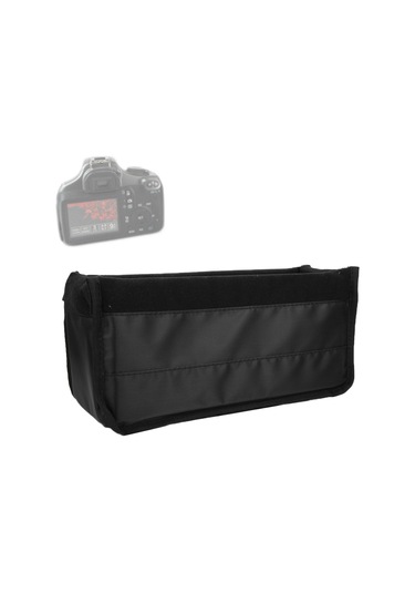 Vkemall Dslr Kameraya Özel Su Geçirmez Darbe Emici İç Çanta - Şoka Dayanıklı, Hafif Ve Taşınabilir Siyah