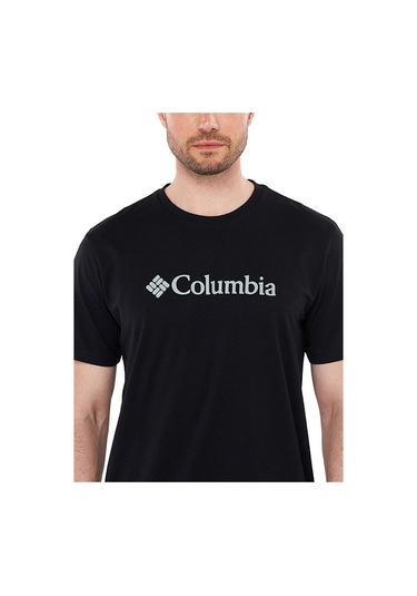 Columbia Cs0287 Csc M Basic Big Logo Brushed Ss Tee Erkek T Shirt 26711 Siyah