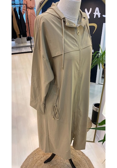 İnvee Kapşonlu Kap 6830 Camal Camal Camel