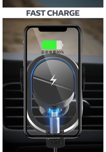 Cfl-d6 Wireless 15w Şarjlı Telefon Araç Tutucu