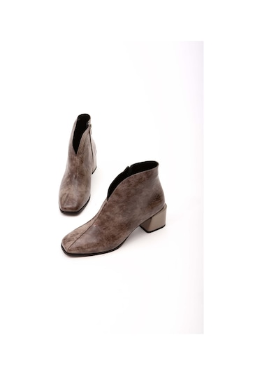 Tamer Tanca Kadın Hakiki Deri Vizon Casual Bot 33 530 Bn Bot Sk22/23 Vızon Krsk Vizon