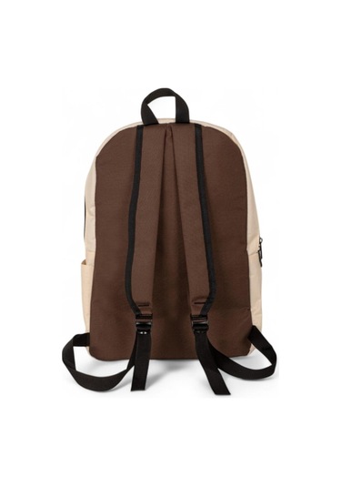 Sincap Baskılı Çocuk Unisex Krem Kahve Sırt Çantası Pwcnt015 Krem Kahve