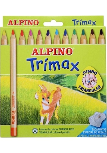 Alpino Trimax Jumbo Kuru Boya 12'li