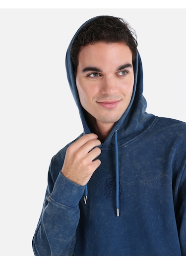 Colin's Colins Regular Fit Baskılı Kapüşonlu Mavi Erkek Sweatshirt Cl1065602 İndigo Colin's Colins Regular Fit Baskılı Kapüşonlu Mavi Erkek Sweatshirt Cl1065602 İndigo