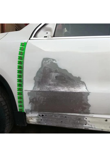 Shineyee Otomotiv Tamirinde Kullanılan Manyetik Koruma Şeridi, 550mm Yeşil Tpa Malzeme