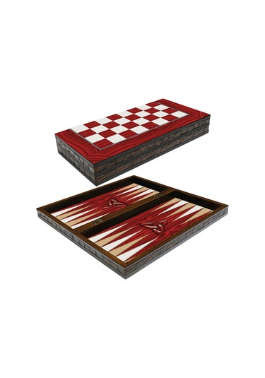 Yenigün Elegance Tavla Kırmızı Büyük