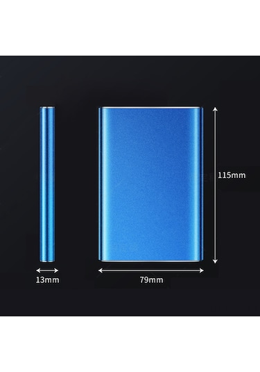 Teltree Kırmızı Metal 2.5 İnç Usb3.0 Taşınabilir Hard Disk 160gb - Hızlı Veri Transferi Ve Hafıza Depolama - İnce Ve Taşınabilir Sata Dış Disk