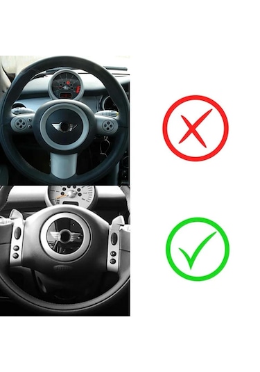 Mini Cooper R50 R52 R53 İle Uyumlu Direksiyon Göbeği Kapak2002-06