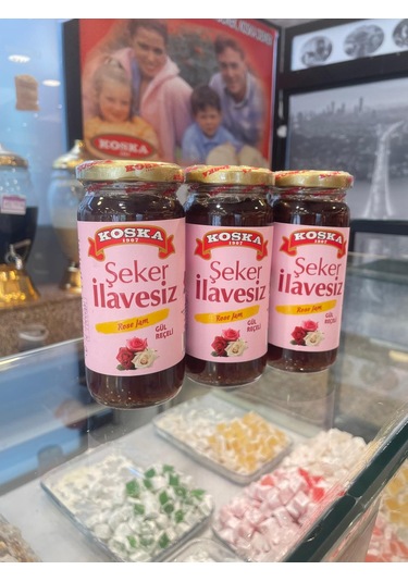 Koska Şeker İlavesiz Gül Reçeli 270 Gr Koli 12 Adet