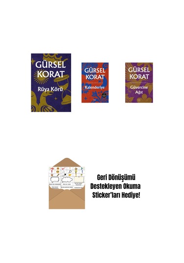 Rüya Körü + Kalenderiye + Güvercine Ağıt + Okuma Sticker'ları