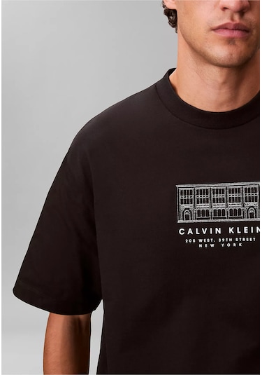 Calvin Klein Erkek Tişört-lv04rf823g Siyah