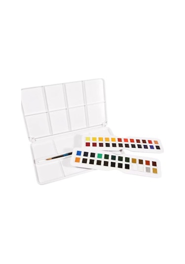 Daler Rowney Aquafine Sulu Boya Studio Set 48 Renk